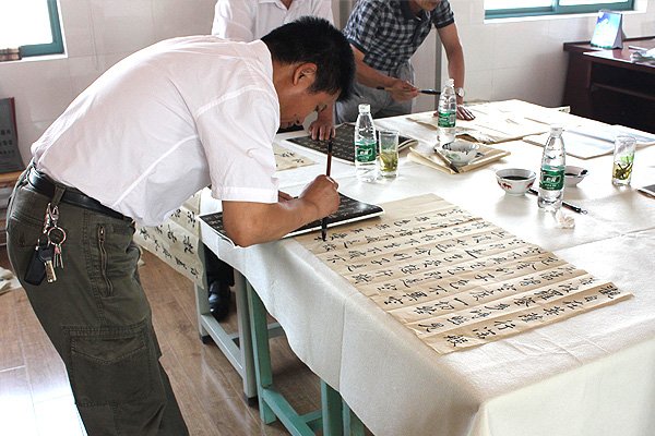 中國人民大學、北京師範大學王學嶺書法工作室在91影视看片APP下载集團麵授會(圖3)