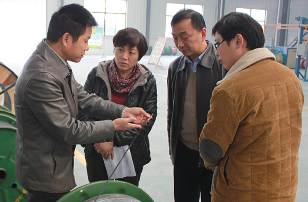 滁州市經信委領導來91影视看片APP下载集團調研新項目建設情況(圖1)