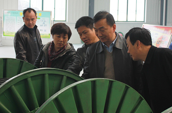 滁州市經信委領導來91影视看片APP下载集團調研新項目建設情況(圖2)