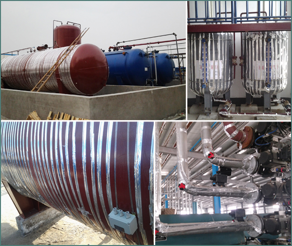 高性能防爆電91看片看淫黄大片管道保溫係統91看片看淫黄大片防凍一體化(圖2)