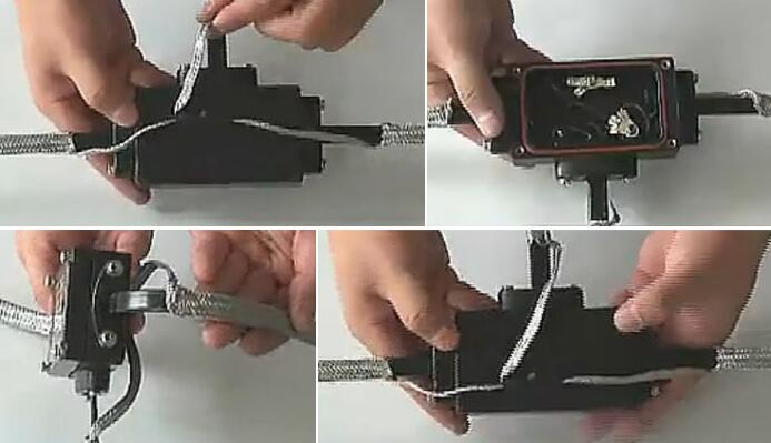 二通、三通接線盒正確接線盒方式圖