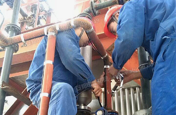 濟寧裏彥電廠脫硫塔消防管道電91看片看淫黄大片保溫係統(圖2)
