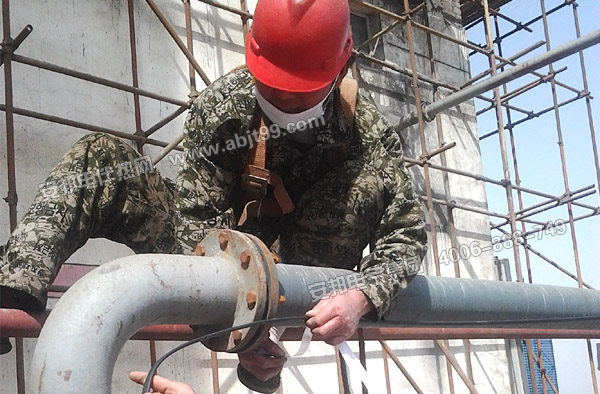 內蒙古烏海熱電廠2×20MW機組脫硫增容改造電91看片看淫黄大片保溫工程(圖3)