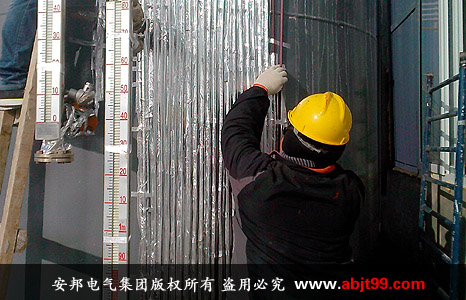 江蘇濱海化工工業園硫酸儲罐電91看片看淫黄大片保溫(圖2)