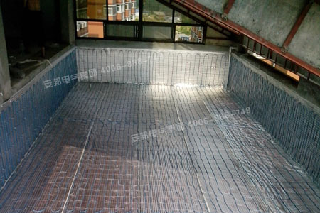 西安君悅花苑泳池發熱電纜保溫係統(圖2)